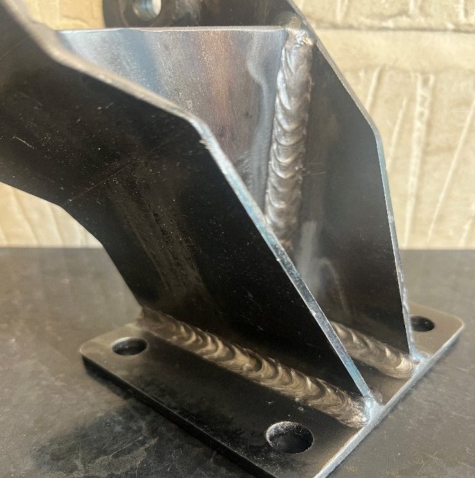 TIG welded steel bracket